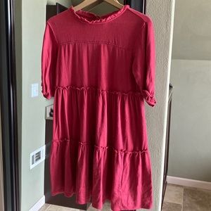 Super soft rose colored dress